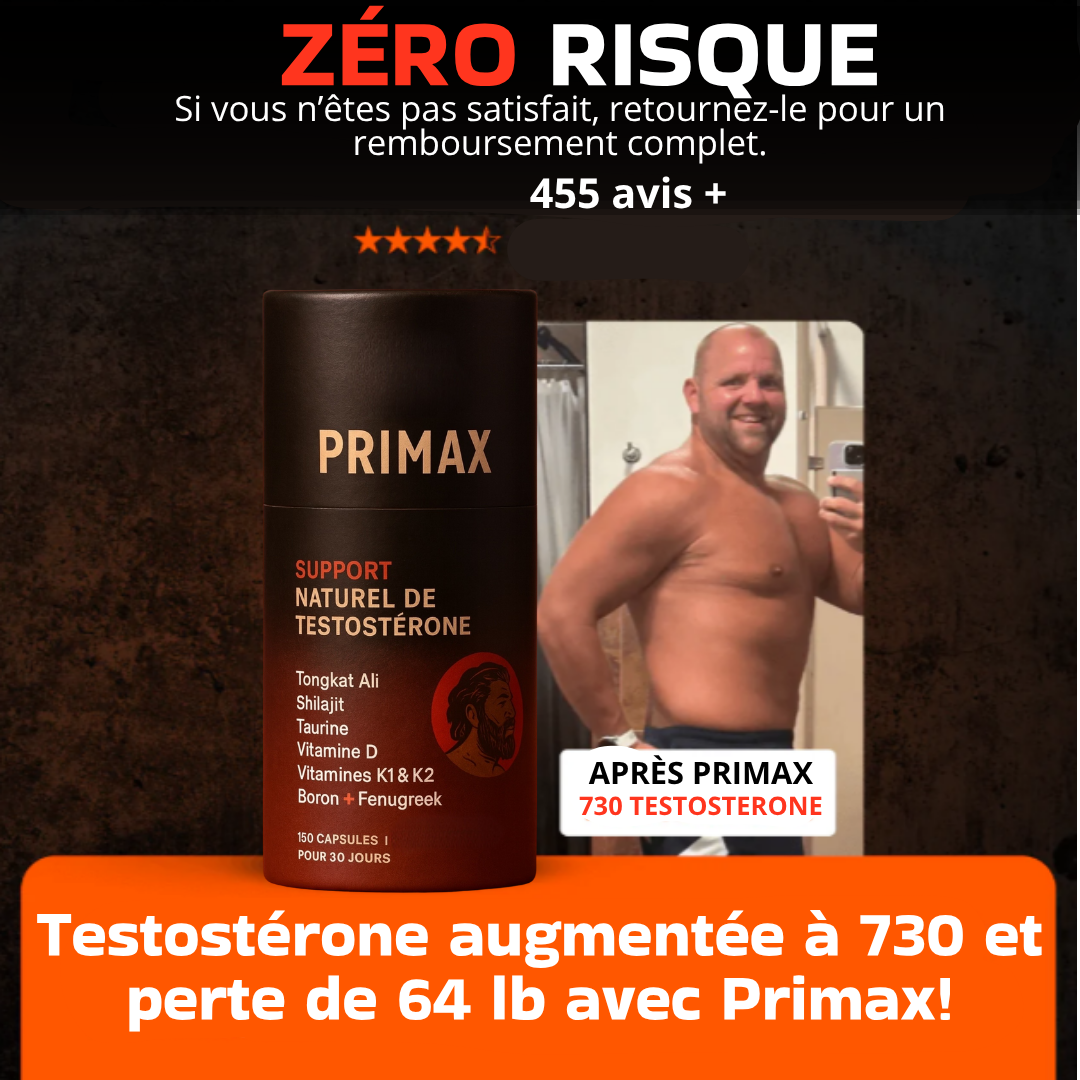 Soutien naturel de la testostérone